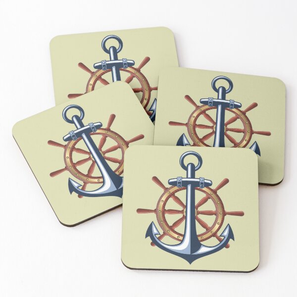 Item preview, Nautical Compass Anchor Design designed and sold by anselmmenezes.