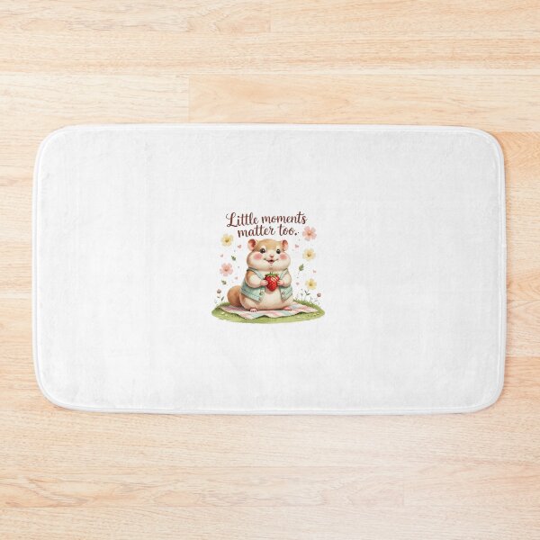 Item preview, Little Moments Matter Cute Hamster Spring Picnic designed and sold by AQUILAKREO.