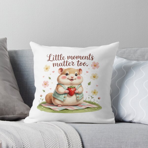 Item preview, Little Moments Matter Cute Hamster Spring Picnic designed and sold by AQUILAKREO.