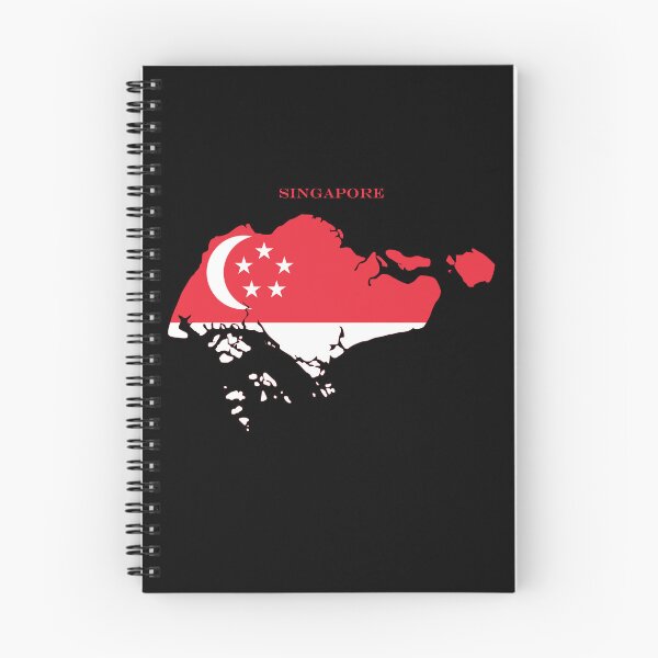 Artikelvorschau, Singapur-Karte, Flaggen-Silhouette, Südostasien-Reise-Geschenk entworfen und verkauft von NTGUILTY.