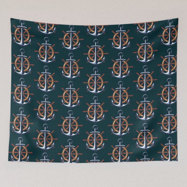 Item preview, Nautical Compass Anchor Design designed and sold by anselmmenezes.