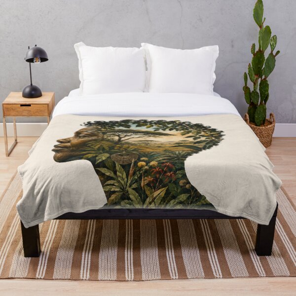 Item preview, The Savanna Within – African-Inspired Botanical Portrait designed and sold by EMJAYHeiss.