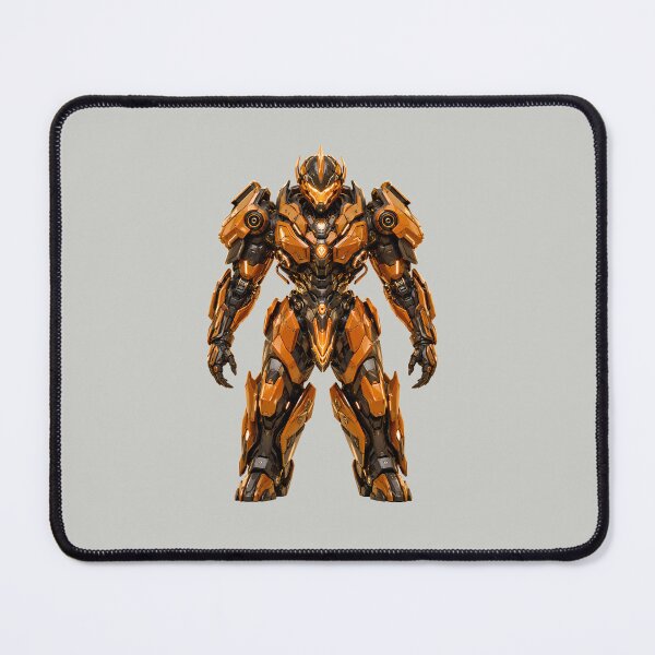 Item preview, Futuristic Orange Mecha Robot Sci-Fi Armor Suit designed and sold by ArtdesignsA.