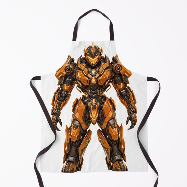 Item preview, Futuristic Orange Mecha Robot Sci-Fi Armor Suit designed and sold by ArtdesignsA.