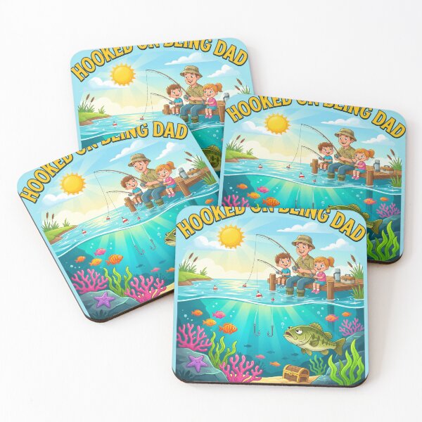 Item preview, Fishing Dad — Hooked On Being Dad designed and sold by DESIGN BUREAU .