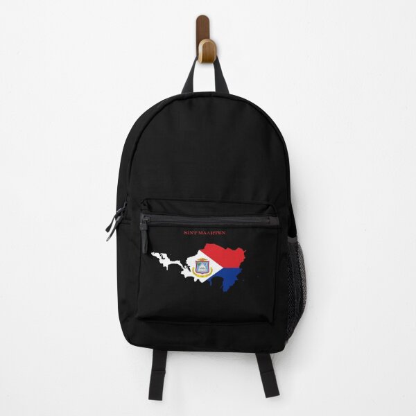 Item preview, Sint Maarten Map Flag Silhouette Caribbean Travel Pride Gift designed and sold by NTGUILTY.