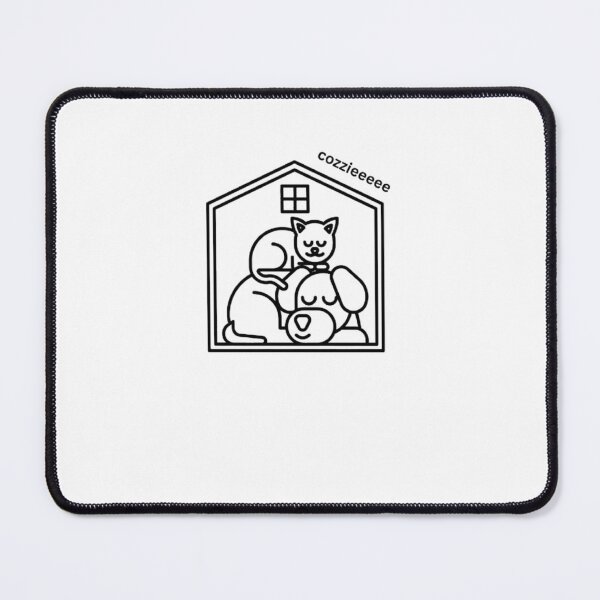 Item preview, Cozy Cat and Dog Line Art Shirt | Cute Homebody Aesthetic Mug | Gift for Animal Lovers designed and sold by SOLIORA ATELIER.