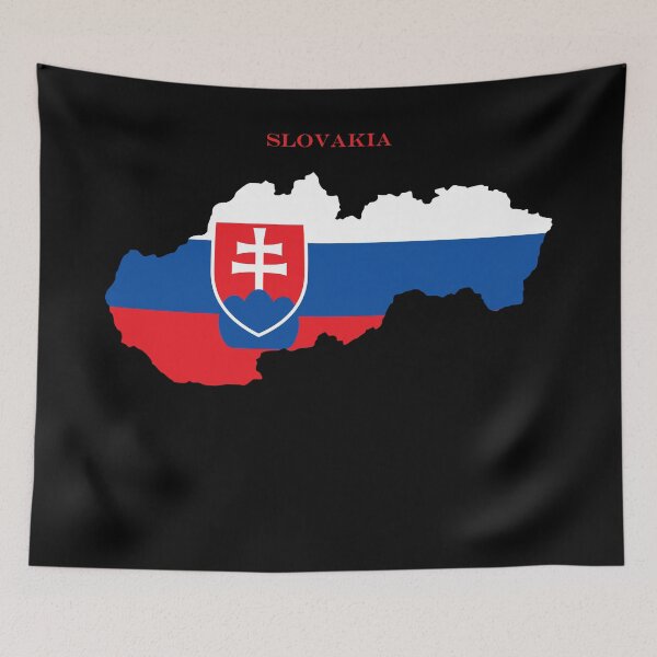 Item preview, Slovakia Map Flag Silhouette Europe Travel Pride Gift designed and sold by NTGUILTY.