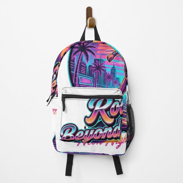 Item preview, Rolling Beyond The Noise Shirt, Retro Roller Skating Tee, Neon Synthwave 80s Graphic T-Shirt, Vaporwave Skater Gift designed and sold by paul9705.