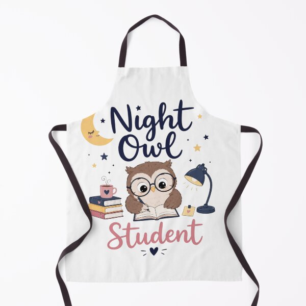 Item preview, Cute Night Owl Student Study Aesthetic Owl Lover Typography T-Shirt Design designed and sold by Sanika arts .