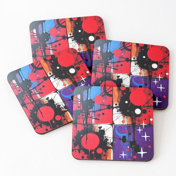 Item preview, cosmic noise colorful geometric abstract design designed and sold by SmashingDeals.