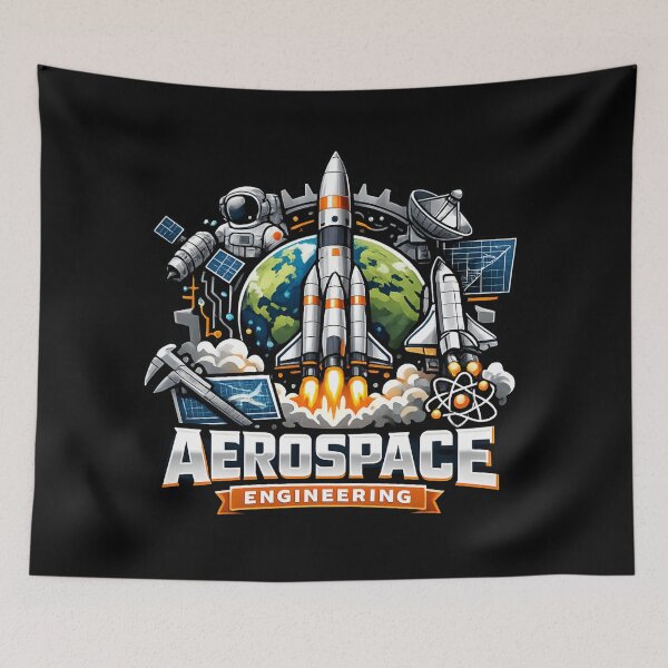 Item preview, Aerospace Engineering - Rocket Launch Retro Space designed and sold by SidTastic .