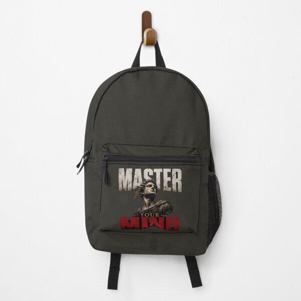 Item preview, Master Your Mind Modern Stoic Design designed and sold by LowBatteryStudio ⭐.