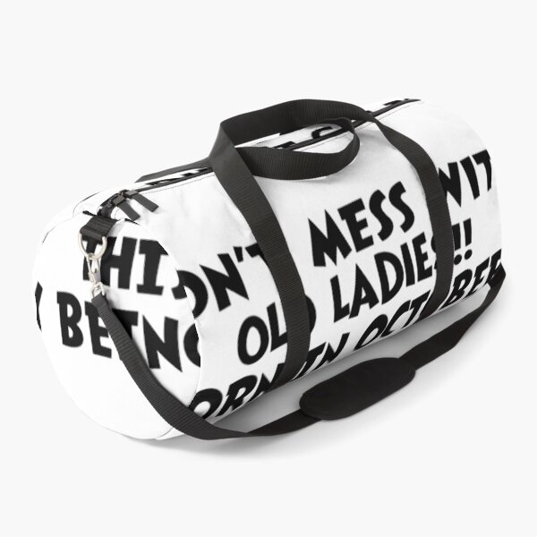 Item preview, Grumpy Owl Dont Mess With Old Ladies Born In October Wisdom Quote designed and sold by Daisy Grimes.