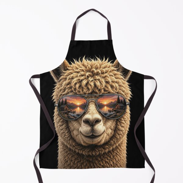 Item preview, Cool Alpaca With Sunglasses Retro Animal Graphic designed and sold by bilal sibgui.