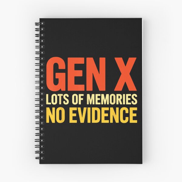 Item preview, Gen X Lots Of Memories No Evidence Funny Vintage Retro Design designed and sold by Chaya Reid.