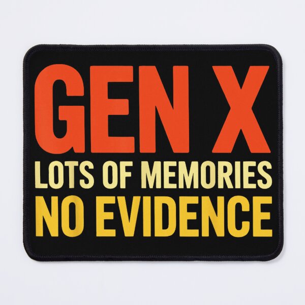 Item preview, Gen X Lots Of Memories No Evidence Funny Vintage Retro Design designed and sold by Chaya Reid.