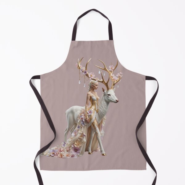 Item preview, Celestial Deer Queen Fantasy Art designed and sold by MegaNovaArt.