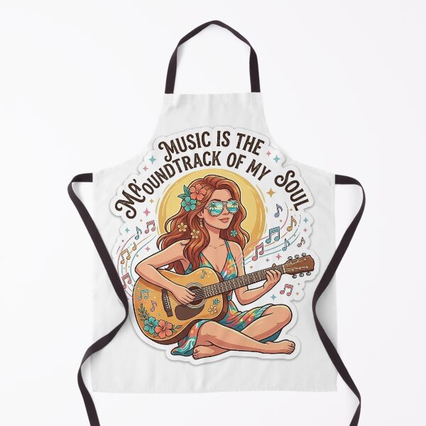 Item preview, Girl with Acoustic Guitar Design creative artwork designed and sold by Originaledesign.