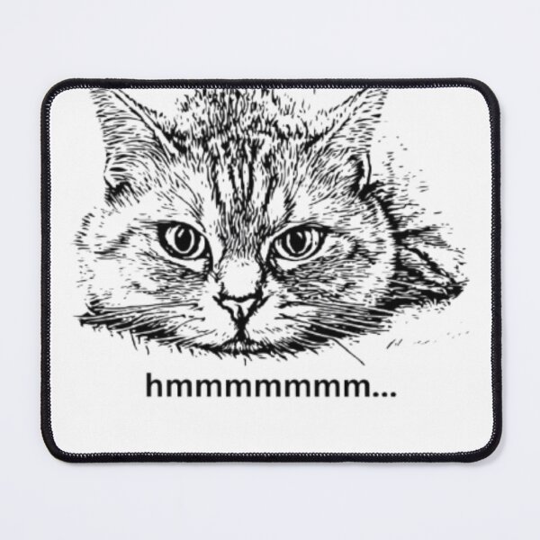 Item preview, Sarcastic Cat Face Graphic Shirt | Funny Skeptical Kitten Mug | Hmmmmm Judgemental Gift for Coworker designed and sold by SOLIORA  ATELIER.