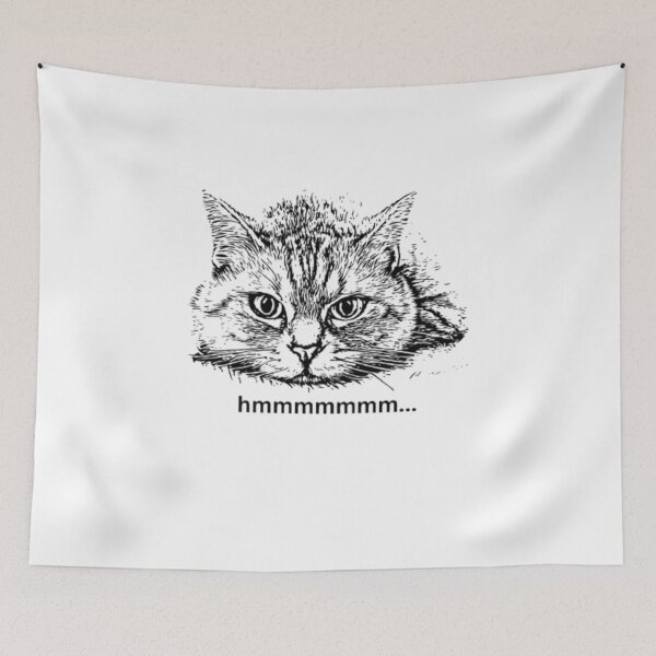 Item preview, Sarcastic Cat Face Graphic Shirt | Funny Skeptical Kitten Mug | Hmmmmm Judgemental Gift for Coworker designed and sold by SOLIORA  ATELIER.