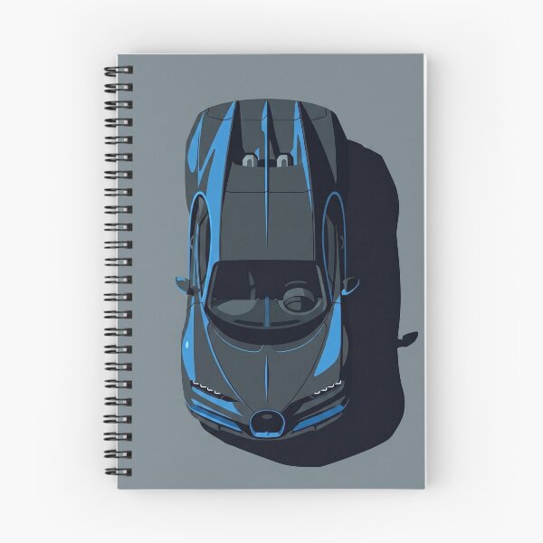 Item preview, Bugatti Chiron Blue Hypercar Top View Vector Illustration designed and sold by Motorline44.