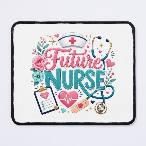 Item preview, Future Nurse Floral Design designed and sold by Partoon-dp.