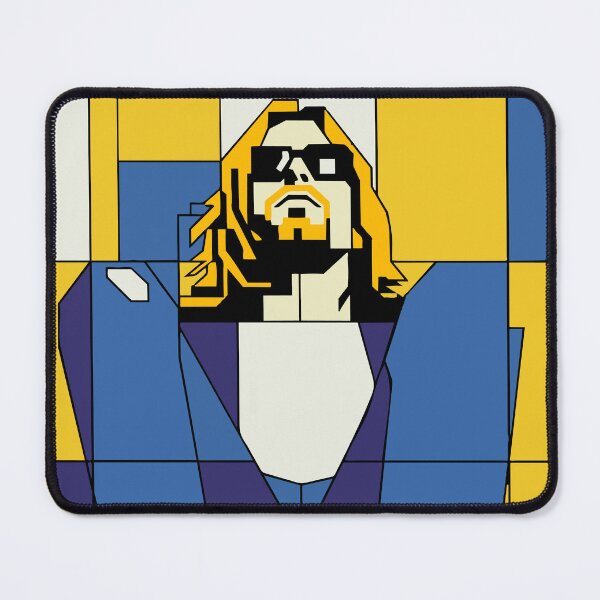 Item preview, Kurt Cobain Geometric Portrait - Neoplasticism Style designed and sold by Zitro Design Studio.
