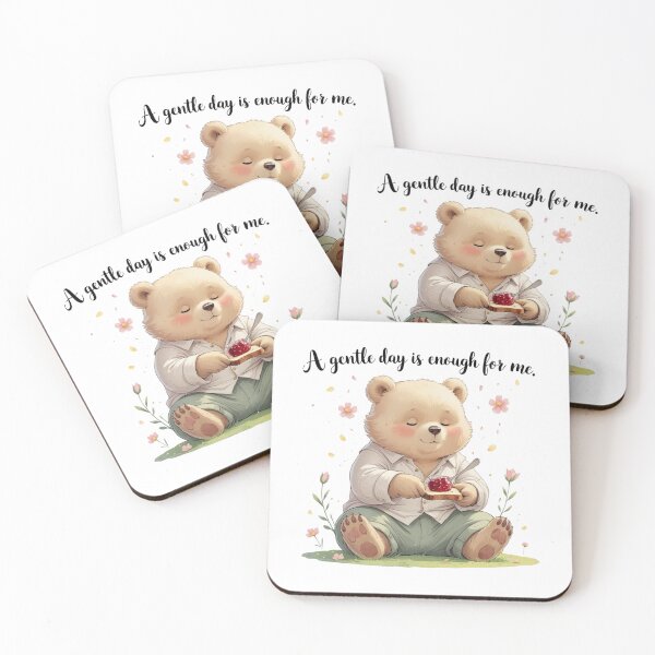 Item preview, Gentle Day Is Enough Cute Bear Spring Picnic Cottagecore designed and sold by AQUILAKREO.