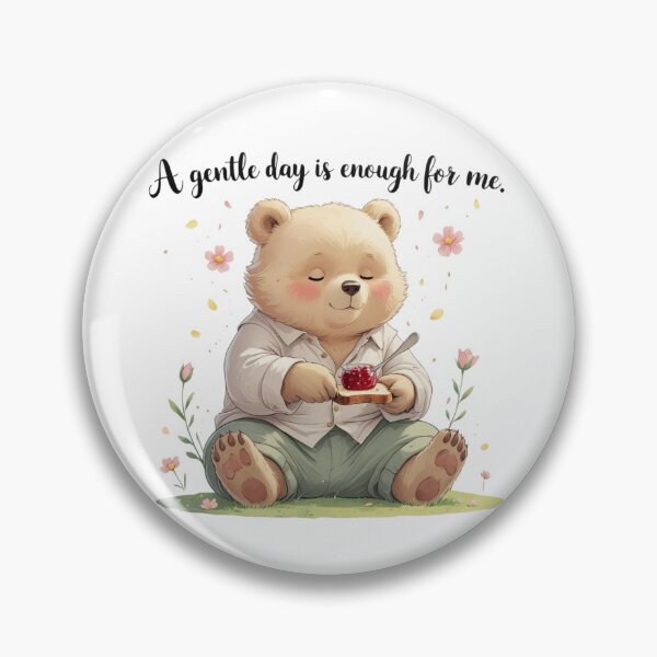 Item preview, Gentle Day Is Enough Cute Bear Spring Picnic Cottagecore designed and sold by AQUILAKREO.