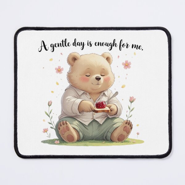 Item preview, Gentle Day Is Enough Cute Bear Spring Picnic Cottagecore designed and sold by AQUILAKREO.