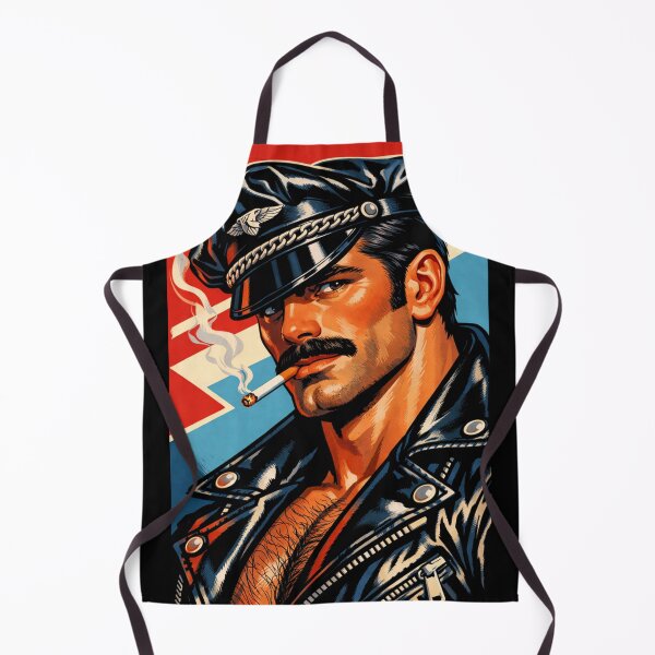 Item preview, Gay Leather Daddy Biker Tom of Finland Tribute Leder Pride Graphic Design designed and sold by ItsAKinkThing.