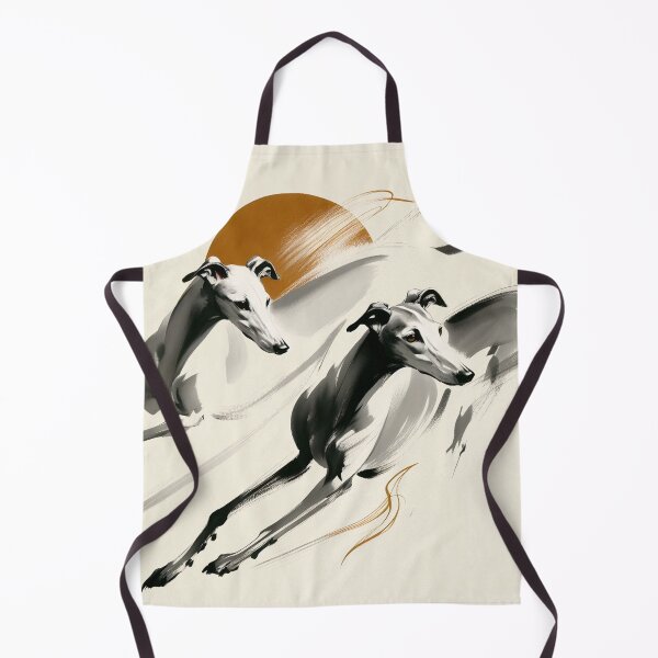 Item preview, GALOGO - Suibokuga Flow - Twin Motion designed and sold by GALOGO – Art for Sighthounds & Animal Welfare.