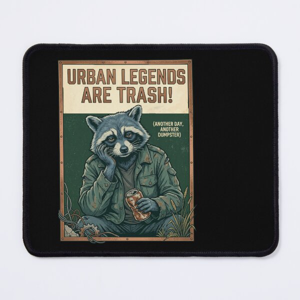 Item preview, Raccoon Dumpster Urban Legends Are Trash designed and sold by TeeARTHY.