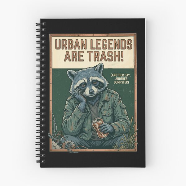 Item preview, Raccoon Dumpster Urban Legends Are Trash designed and sold by TeeARTHY.
