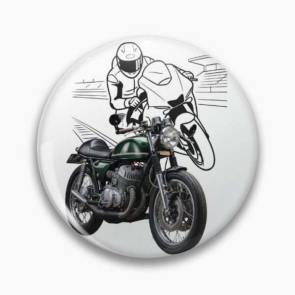 Item preview, Green Motorcycle and Modern Race  designed and sold by unboxedbyJuls.