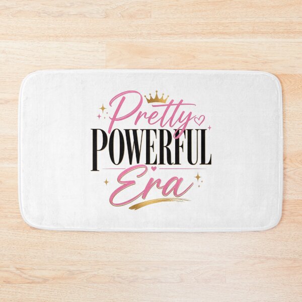 Item preview, Pretty Powerful Era Pink Coquette Typography  designed and sold by Aarvya Fashion Club ( A.F.C ).