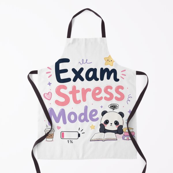 Item preview, Exam Stress Mode Cute Student Panda Aesthetic T-Shirt Design designed and sold by Sanika arts .