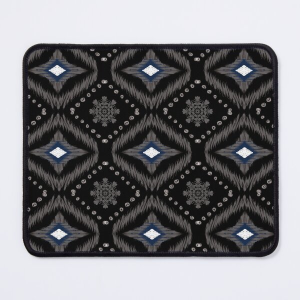 Item preview, Midnight Obsidian Diamond Ikat designed and sold by NornAxiom.