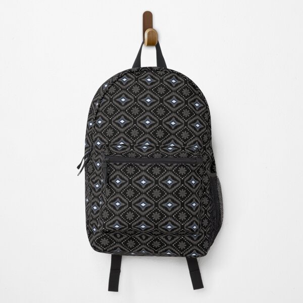 Item preview, Midnight Obsidian Diamond Ikat designed and sold by NornAxiom.