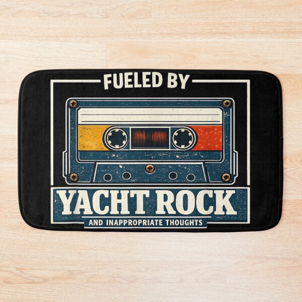 Item preview, Fueled By Yacht Rock And Inappropriate Thoughts Retro Cassette Tape Gift designed and sold by River Silva.