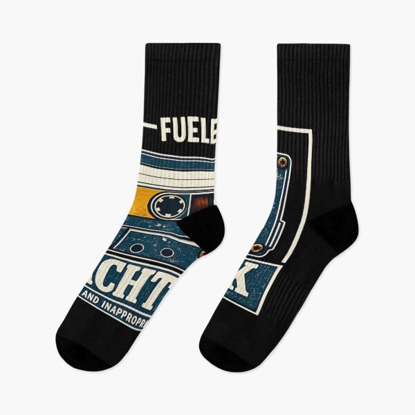 Item preview, Fueled By Yacht Rock And Inappropriate Thoughts Retro Cassette Tape Gift designed and sold by River Silva.