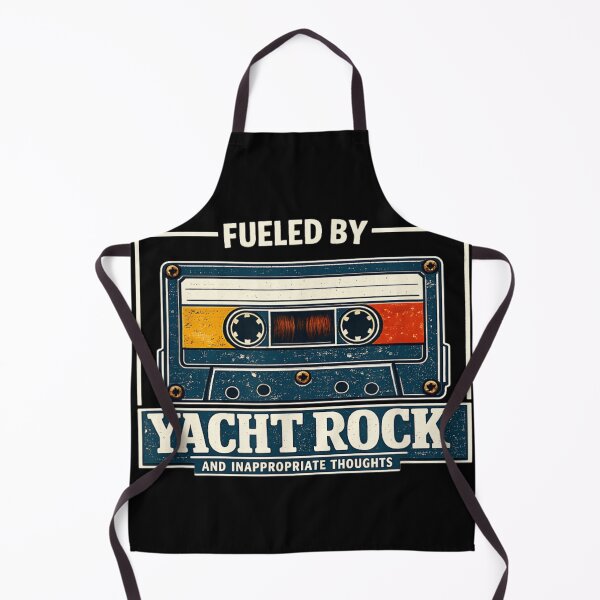 Item preview, Fueled By Yacht Rock And Inappropriate Thoughts Retro Cassette Tape Gift designed and sold by River Silva.