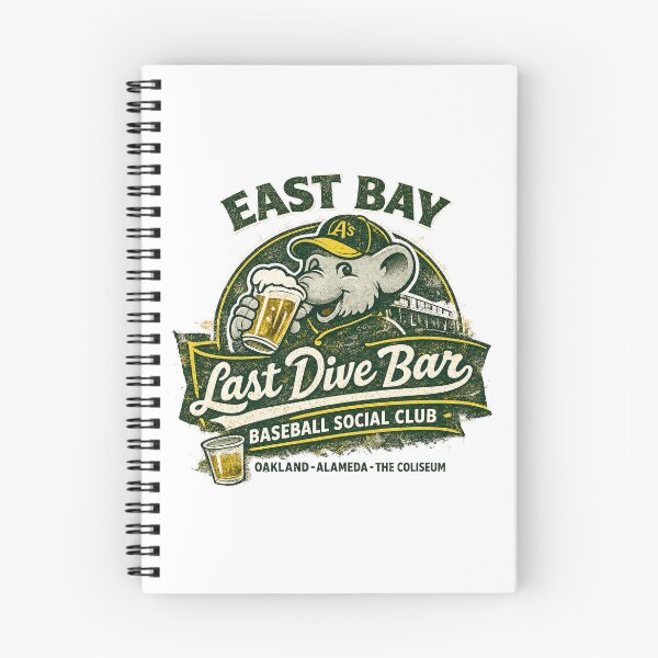 Artikelvorschau, East Bay Last Dive Bar Baseball Social Club Vintage Oakland Fan Shirt entworfen und verkauft von GhostDawgs.