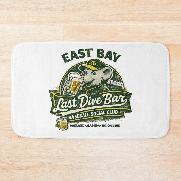 Item preview, East Bay Last Dive Bar Baseball Social Club Vintage Oakland Fan Shirt designed and sold by GhostDawgs.