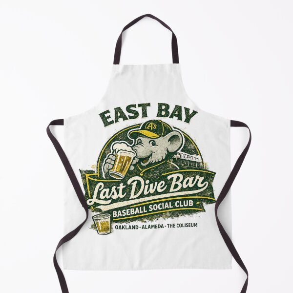 Item preview, East Bay Last Dive Bar Baseball Social Club Vintage Oakland Fan Shirt designed and sold by GhostDawgs.