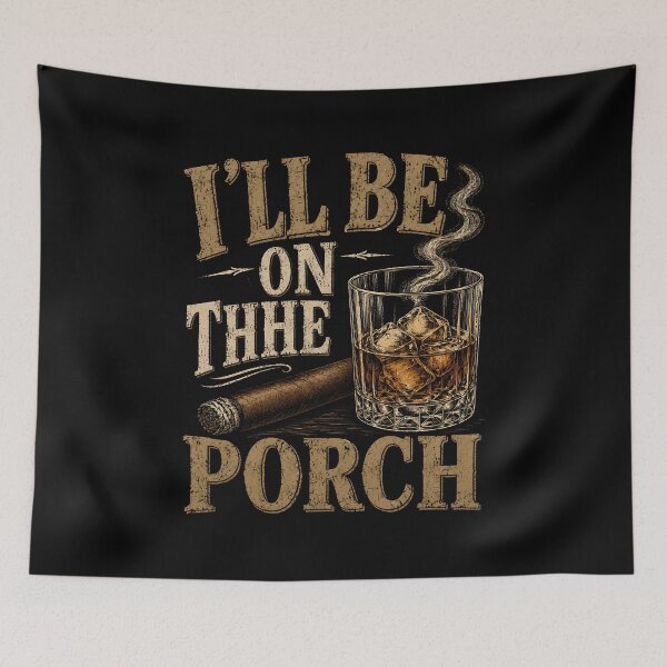Item preview, I'll Be On The Porch designed and sold by zoes-ink.