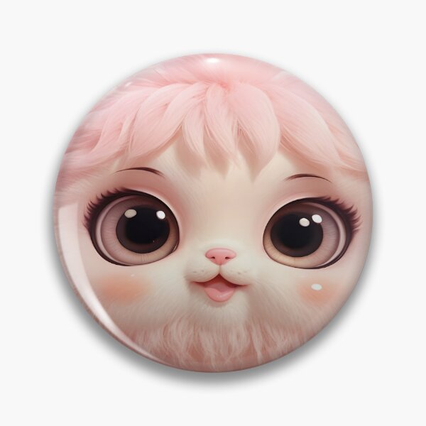 Item preview, A fluffy pastel baby creature with big sparkling eyes designed and sold by NEWStyles4.