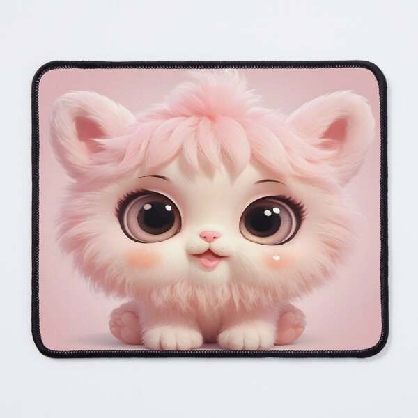 Item preview, A fluffy pastel baby creature with big sparkling eyes designed and sold by NEWStyles4.