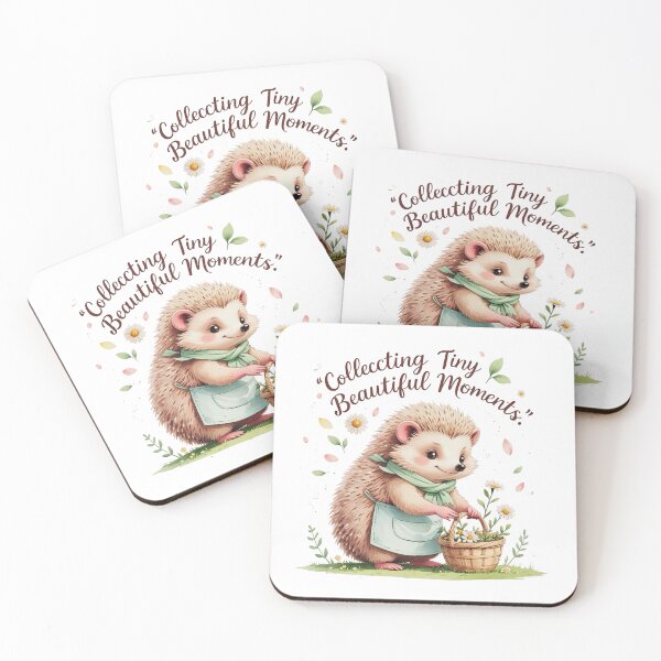 Item preview, Collecting Beautiful Moments Cute Hedgehog Spring Foraging designed and sold by AQUILAKREO.